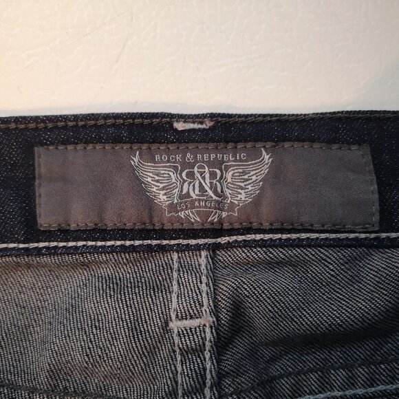 Rock & Republic Los Angeles Siella Ladies Dark Wash Jeans - Picture 7 of 11